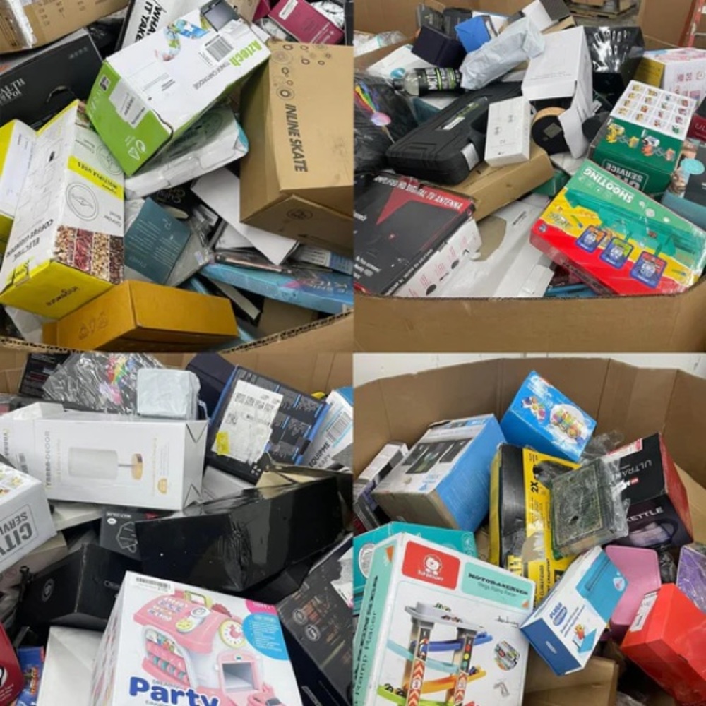 100 Wholesale Liquidation Box Lot Amazon general merch household pet electronics